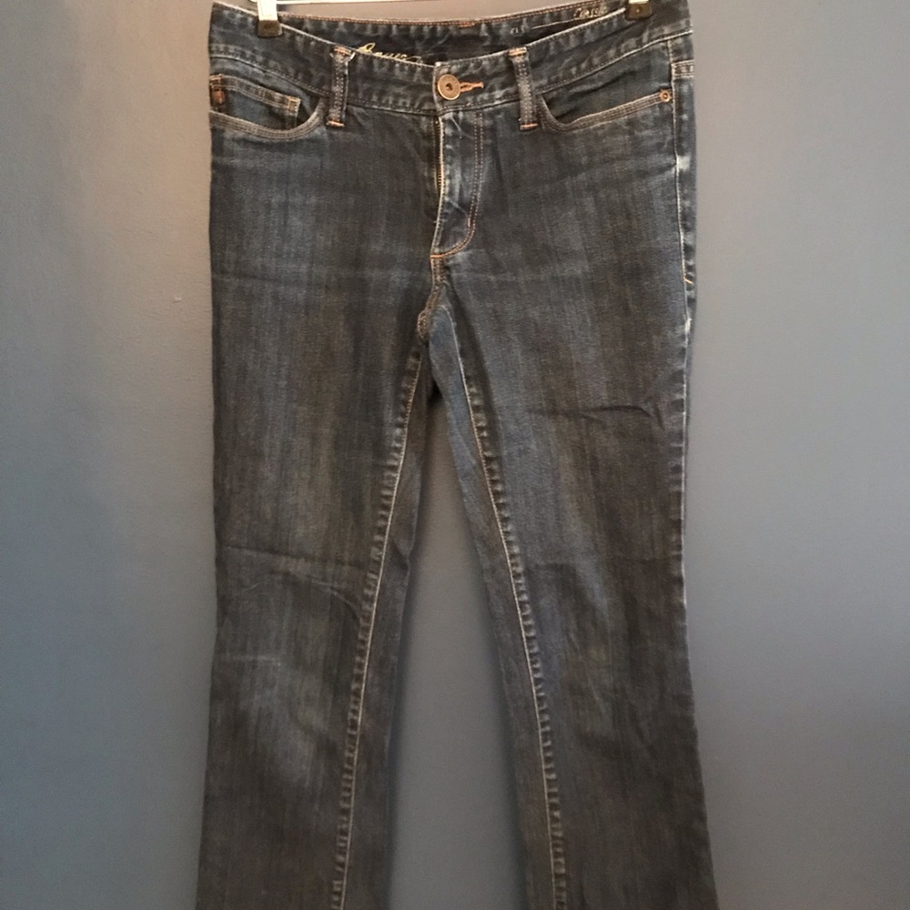 Eddie Bauer classic barely boot jean